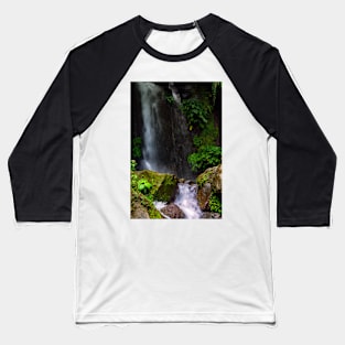 a waterfall in the forest Baseball T-Shirt